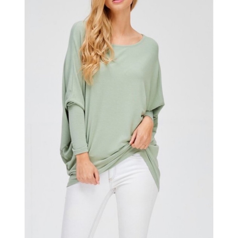 Buttery Soft Dolman in Sage